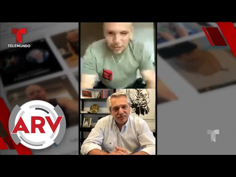 Coronavirus: René Pérez habla con el presidente de Argentina sobre la crisis | Telemundo