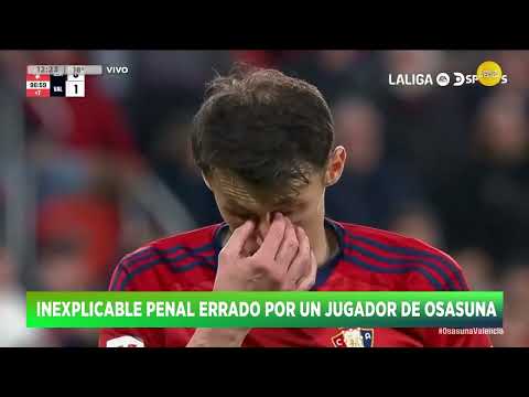 Inexplicable penal errado por un jugador de Osasuna ?HNT con Nacho Goano? 16-04-24