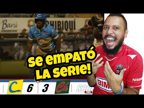 REACCIÓN  Colón 6 - 3 Chiriquí | Juego 2 | Serie Final Beisbol Mayor Panamá  2024