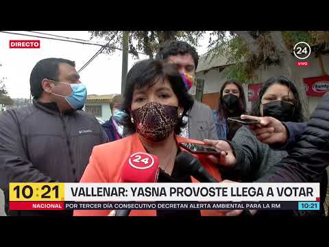 Senadora Provoste tras sufragar en Vallenar: Chile es mejor con un proceso de descentralización