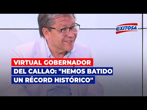 Ciro Castillo, virtual gobernador del Callao: hemos batido un récord histórico