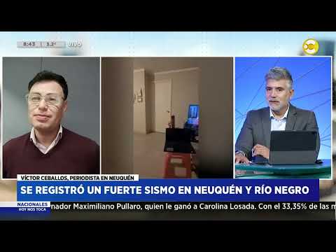 Un sismo de 6.6 hizo temblar Neuquén - Victor Ceballos