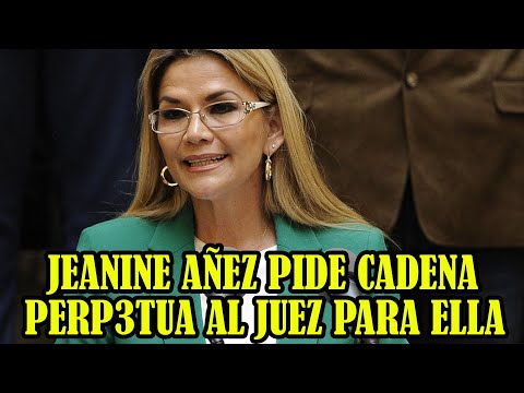 JEANINE AÑEZ CRITICA JUECES Y FISCALES Y ABANDONA AUDIENCIA Y PIDE QUE LO PROCESEN COMO PRESIDENTE..