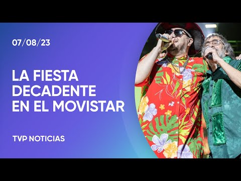 Los Decadentes brillaron en el Movistar Arena con invitados como Calamaro, Ruíz Díaz y ¿Luis Miguel?