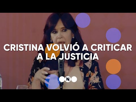 CRISTINA KIRCHNER VOLVIÓ a CRITICAR a la JUSTICIA - Telefe Noticias