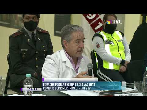 Ecuador podría recibir 50.000 vacunas contra el Covid-19