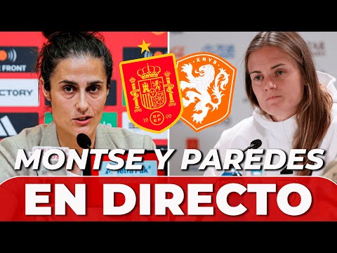 ESPAÑA - PAÍSES BAJOS | MONTSE TOMÉ e IRENE PAREDES, rueda de prensa EN DIRECTO | NATIONS LEAGUE