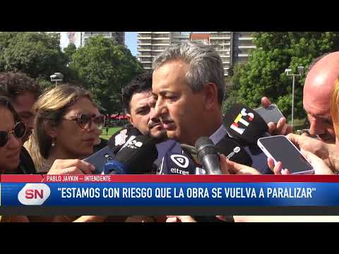 Monumento a la Bandera. Riesgo de parálisis de obra. Intendente Pablo Javkin.