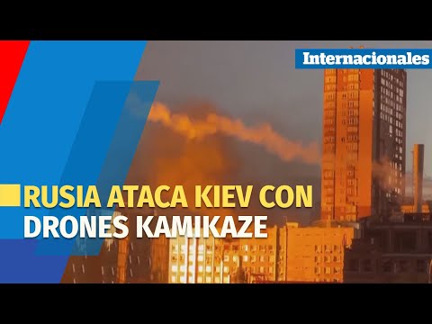 Rusia ataca Kiev con drones kamikaze iraníes