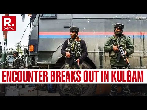 Encounter Underway Between Forces & Terrorist In Kulgam , 2-3 Terrorist Trapped In Kulgam