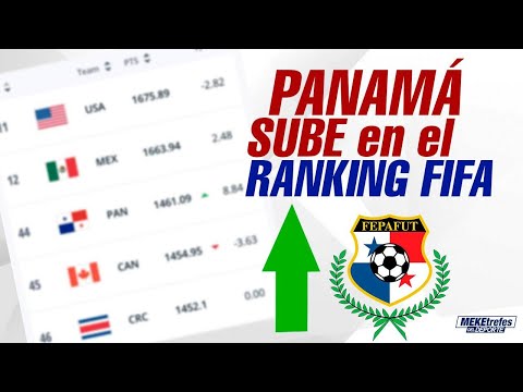 OFICIAL    PANAMÁ SUBE EN EL RANKING FIFA