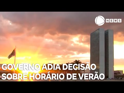 Governo adia decisão sobre horário de verão para amanhã (16)