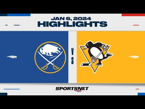 NHL Highlights | Sabres vs. Penguins - January 6, 2024
