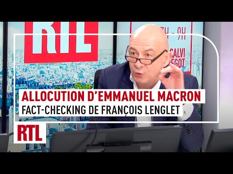 Allocution d'Emmanuel Macron : fact-checking avec François Lenglet
