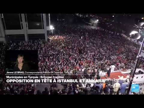 Municipales en Turquie : l'opposition en tête à Istanbul et Ankara • FRANCE 24