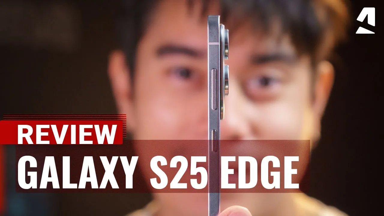Vido-Test de Samsung Galaxy S25 Edge par GSMArena