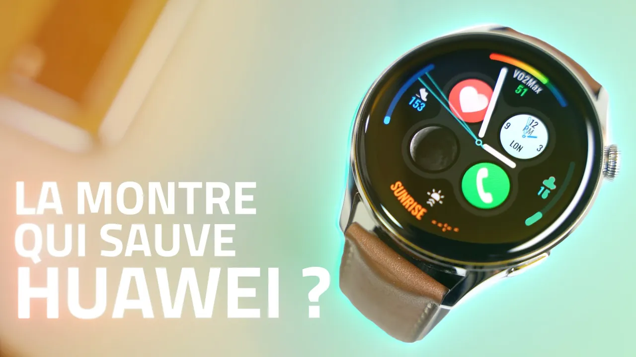 Vido-Test de Huawei Watch 3 par Les Numeriques