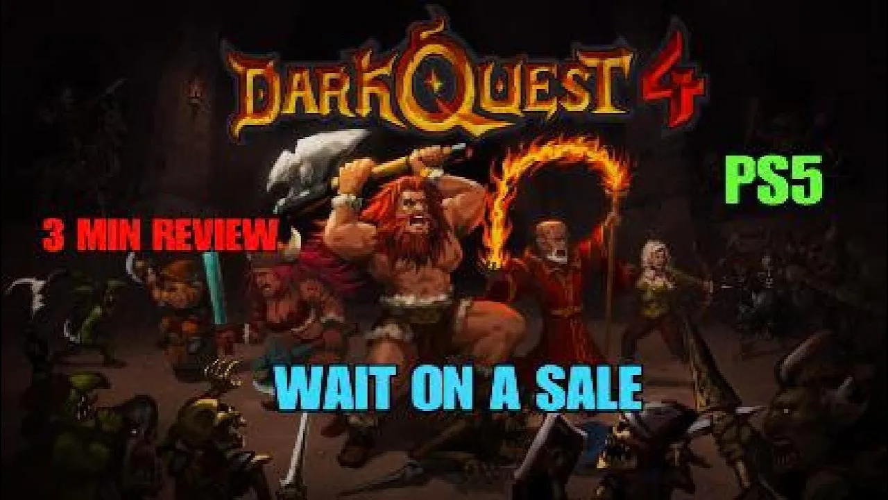 Vido-Test de Dark Quest 4 par GRIMREAPERSAGE
