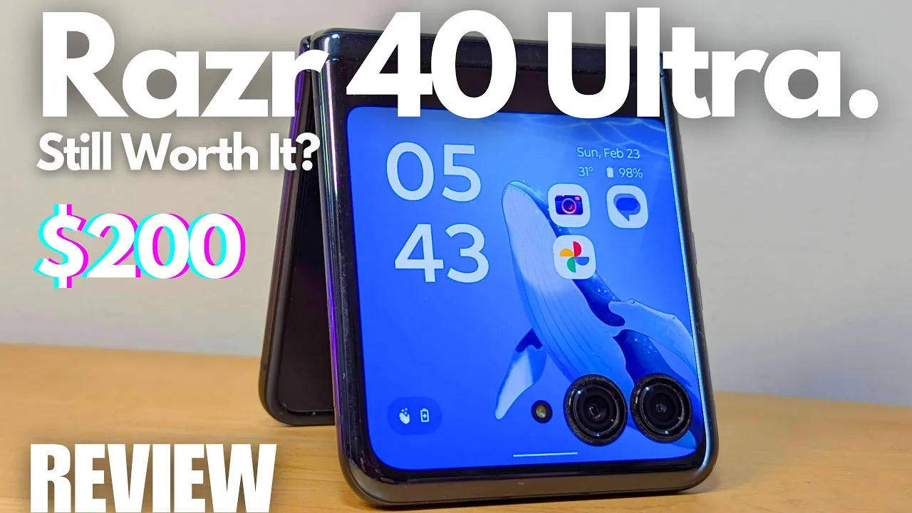 Vido-Test de Motorola Razr 40 Ultra par OSReviews