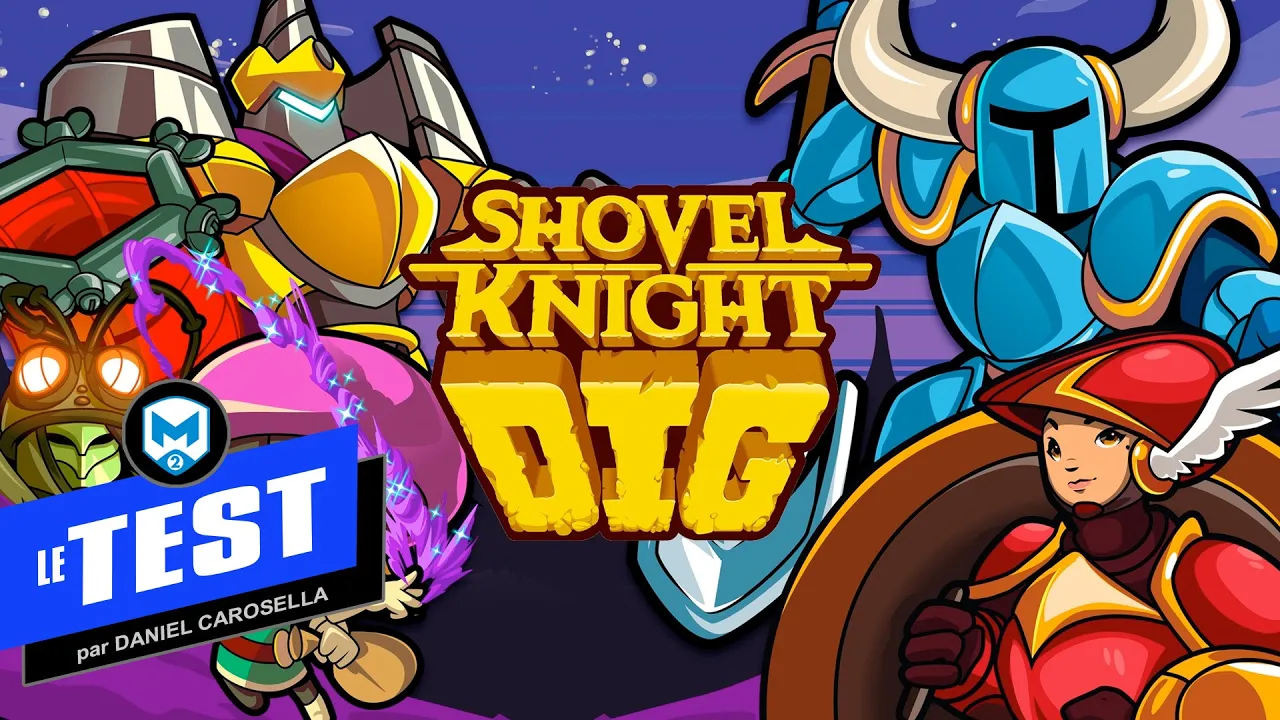 Vido-Test de Shovel Knight Dig par M2 Gaming Canada