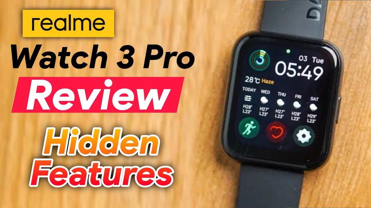 Vido-Test de Realme Watch 3 par Tricky Ansh