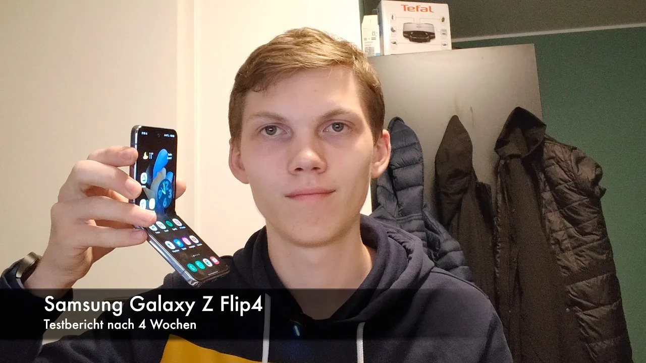 Vido-Test de Samsung Galaxy Z Flip 4 par Nils Ahrensmeier
