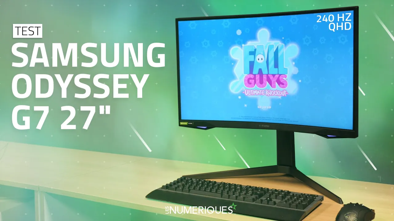 Vido-Test de Samsung Odyssey G7 par Les Numeriques