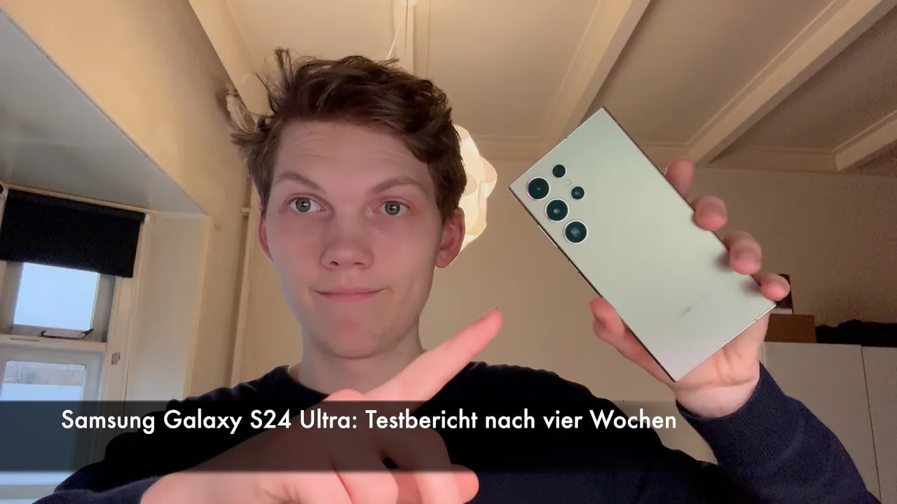 Vido-Test de Samsung Galaxy S24 Ultra par Nils Ahrensmeier