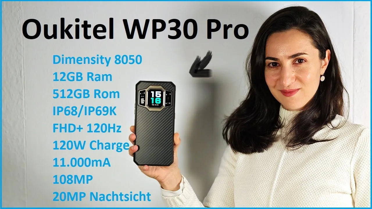 Vido-Test de Oukitel WP30 Pro par Moschuss