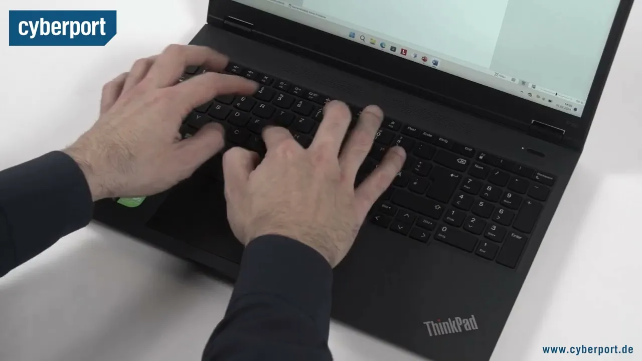 Vido-Test de Lenovo ThinkPad P16 par Cyberport