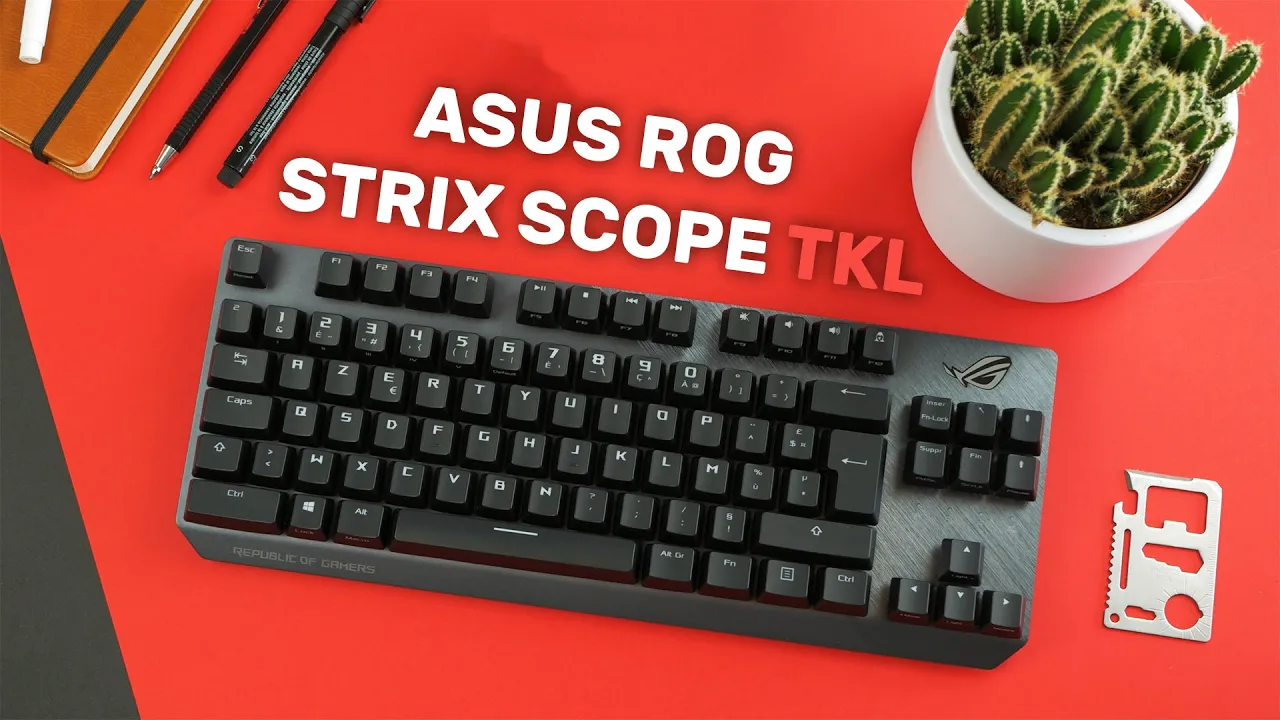 Vido-Test de Asus ROG Strix Scope TKL par GamerTech