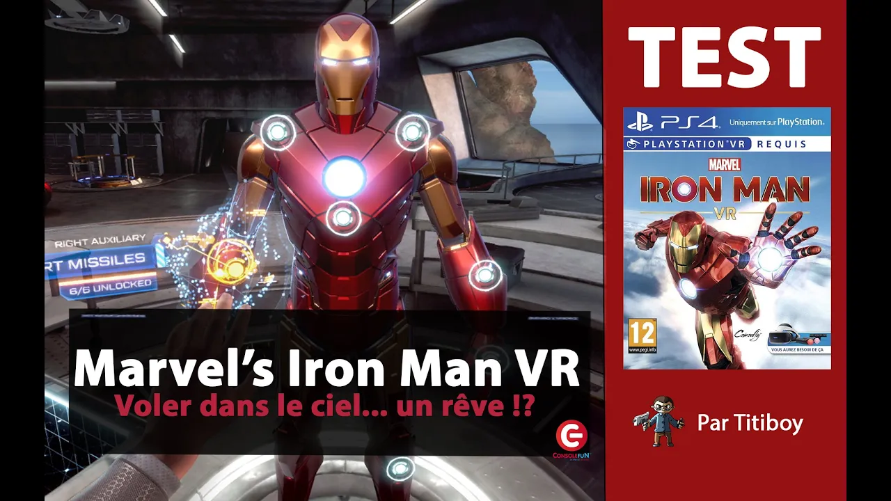 Vido-Test de Marvel Iron Man VR par ConsoleFun