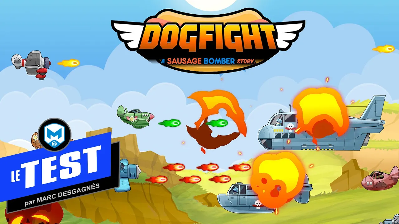 Vido-Test de Dogfight A Sausage Bomber Story par M2 Gaming Canada