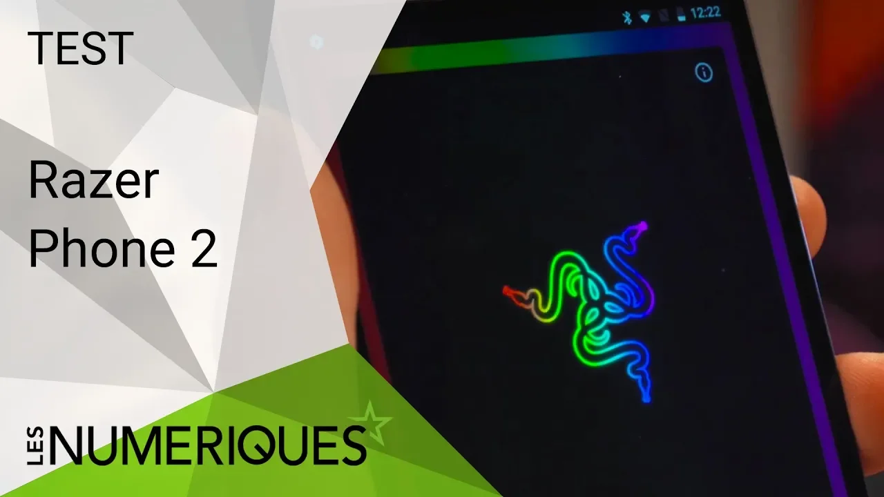 Vido-Test de Razer Phone 2 par Les Numeriques