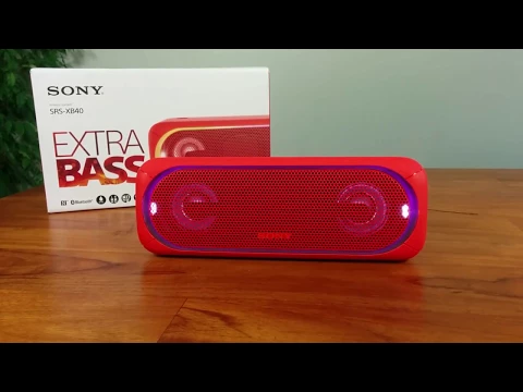 vidéo test Sony SRS-XB40 par GamerStuff