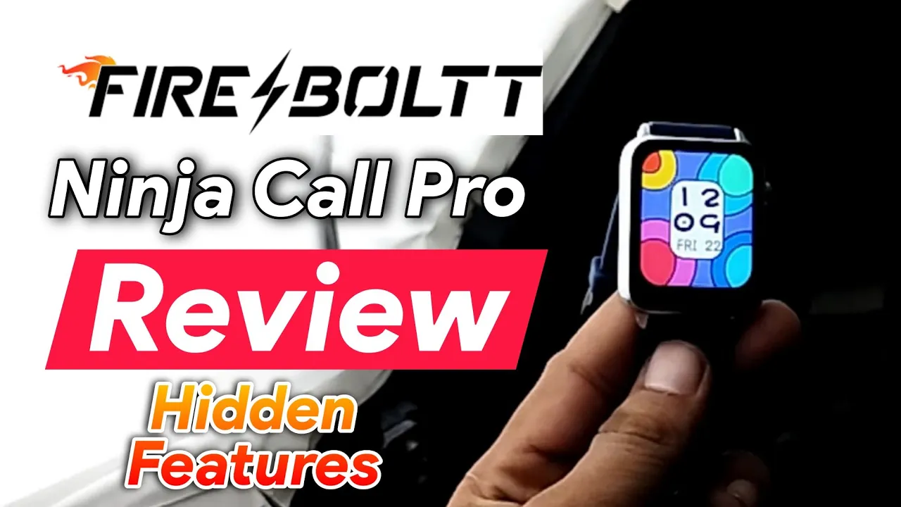 Vido-Test de Fire-Boltt Ninja Call Pro par Tricky Ansh
