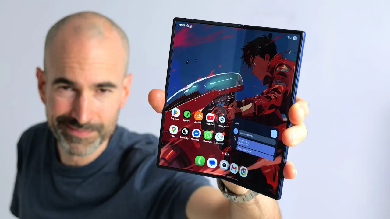 Vido-Test de Samsung Galaxy Z Fold 7 par Tech Spurt
