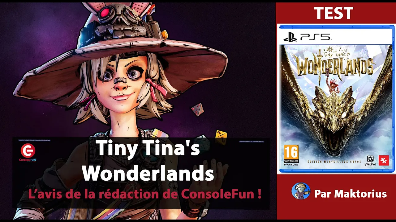 Vido-Test de Tiny Tina Wonderlands par ConsoleFun