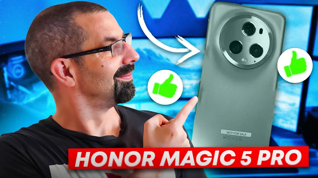 Vido-Test de Honor Magic 5 Pro par Tech and Shoot