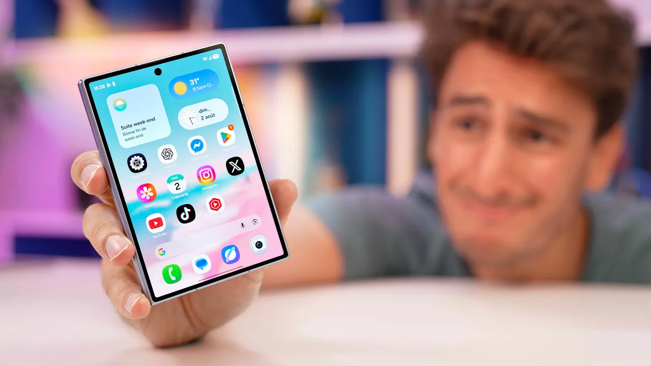 Vid�o-Test de Samsung Galaxy Z Fold 8 par TheiCollection