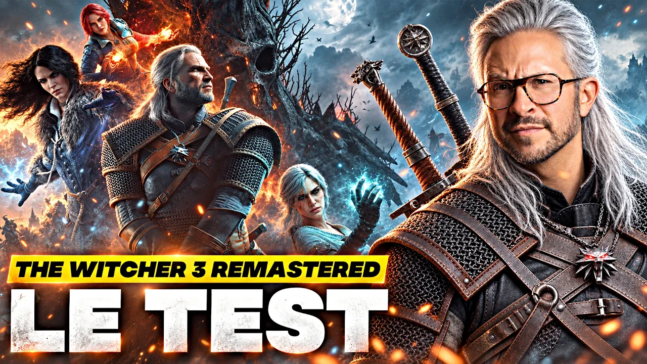 Vid�o-Test de The Witcher 3 Remastered par Julien Chi�ze