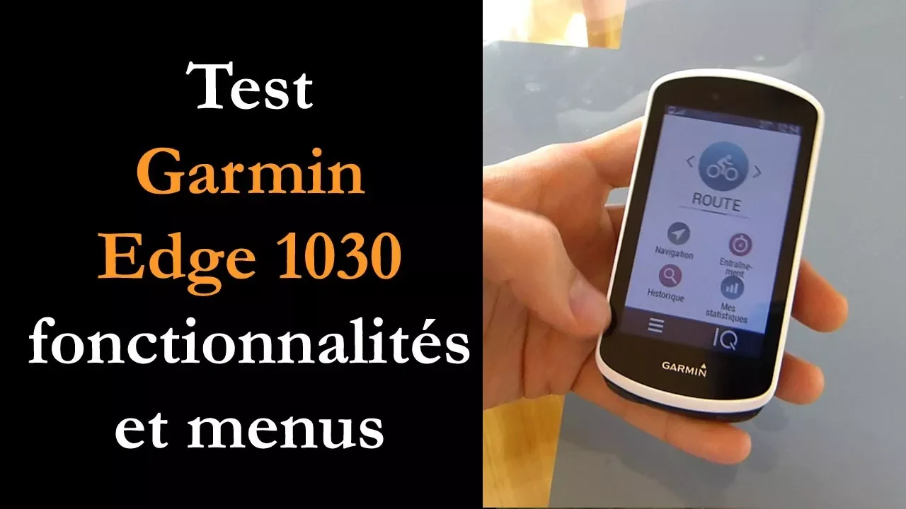 Vido-Test de Garmin Edge 1030 par Montre cardio GPS