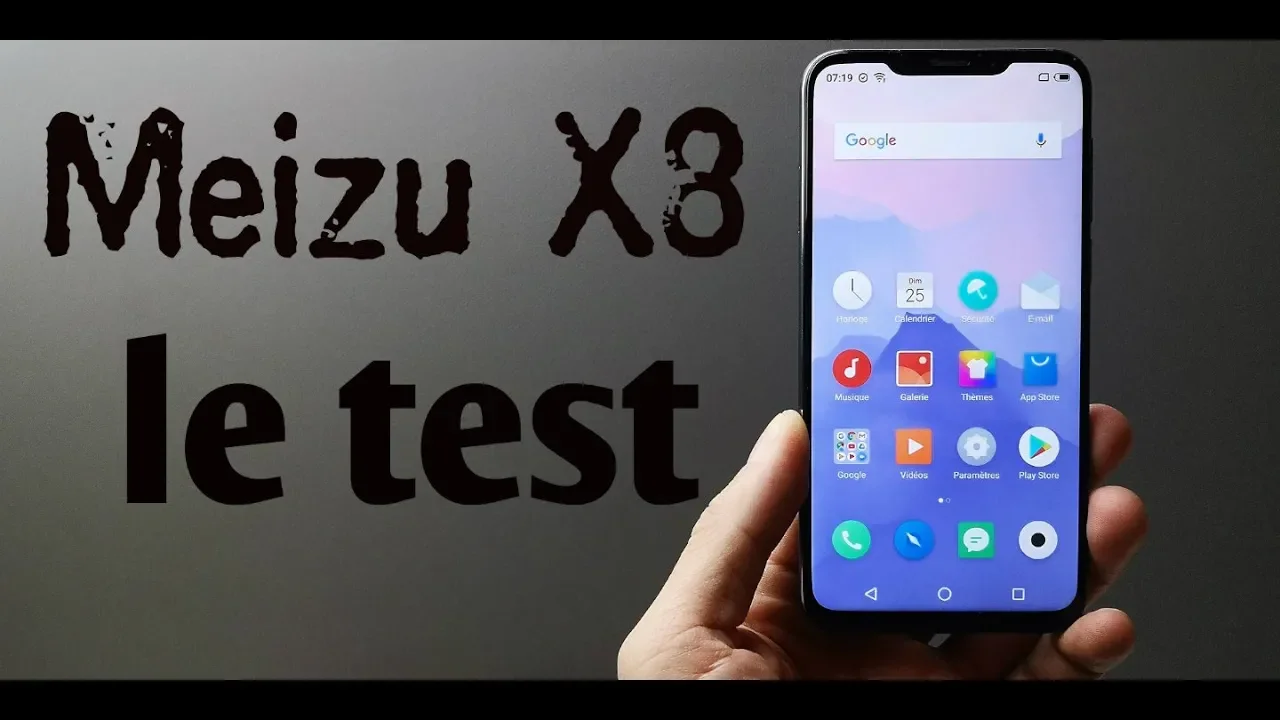 Vido-Test de Meizu X8 par Espritnewgen