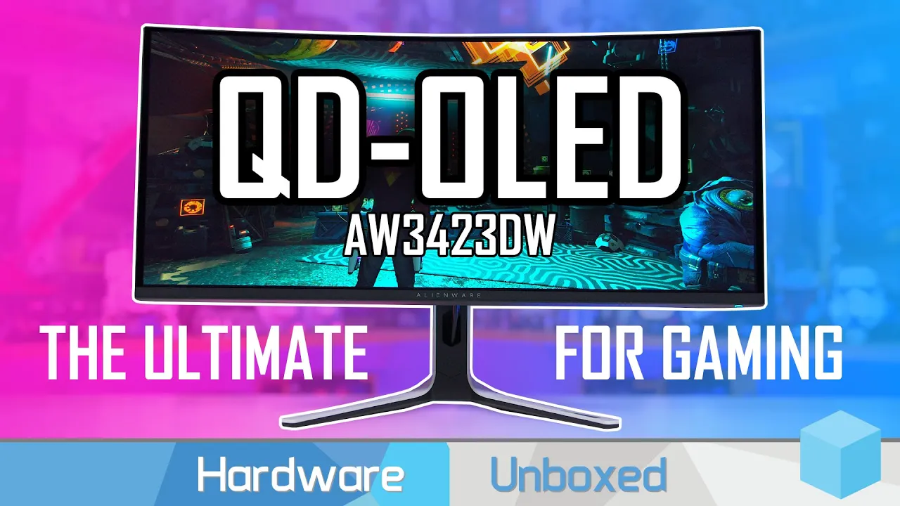 Vido-Test de Alienware AW3423DW par Hardware Unboxed