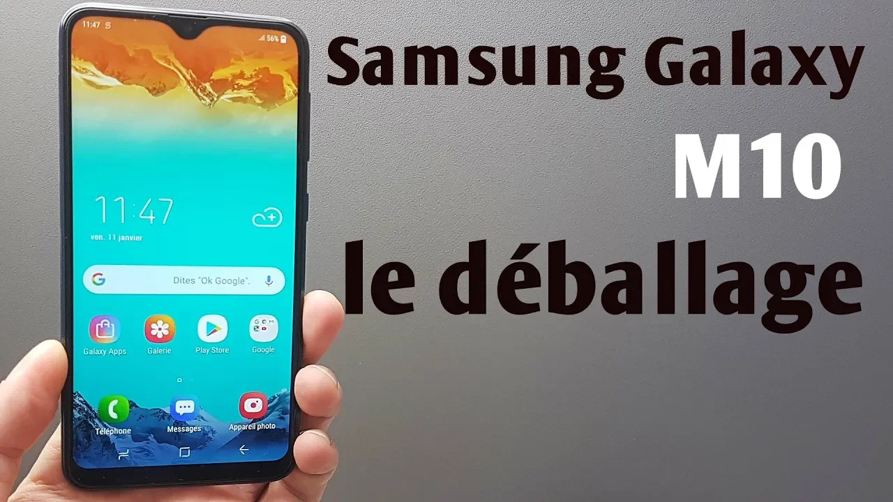 Vido-Test de Samsung Galaxy M10 par Espritnewgen