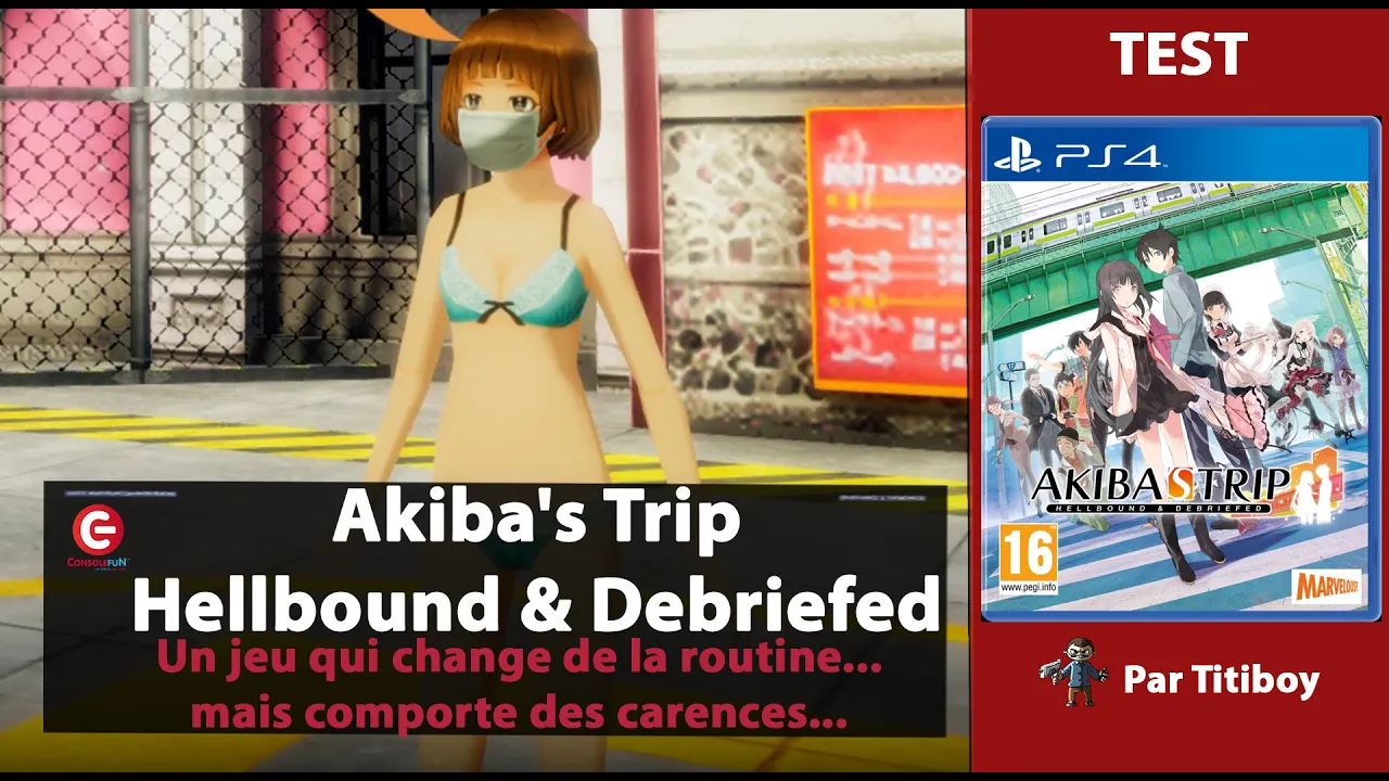 Vido-Test de Akiba's Trip Hellbound & Debriefed par ConsoleFun
