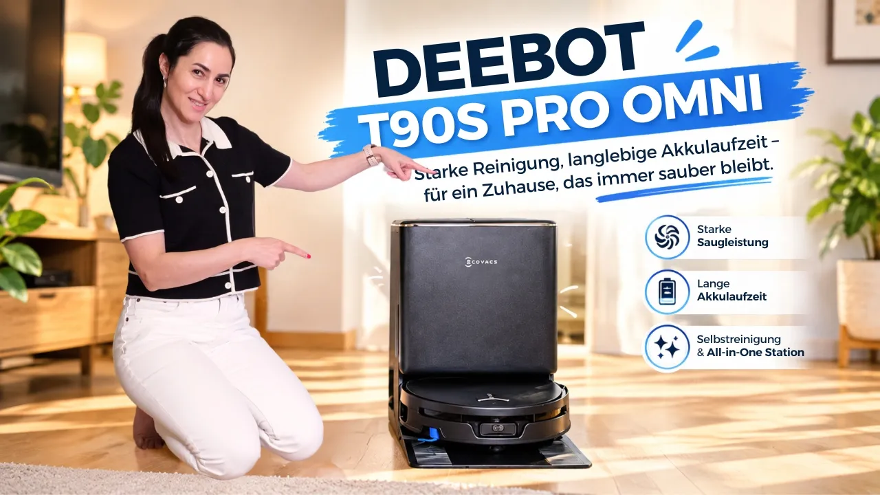 Vid�o-Test de Ecovacs Deebot T90S par Moschuss