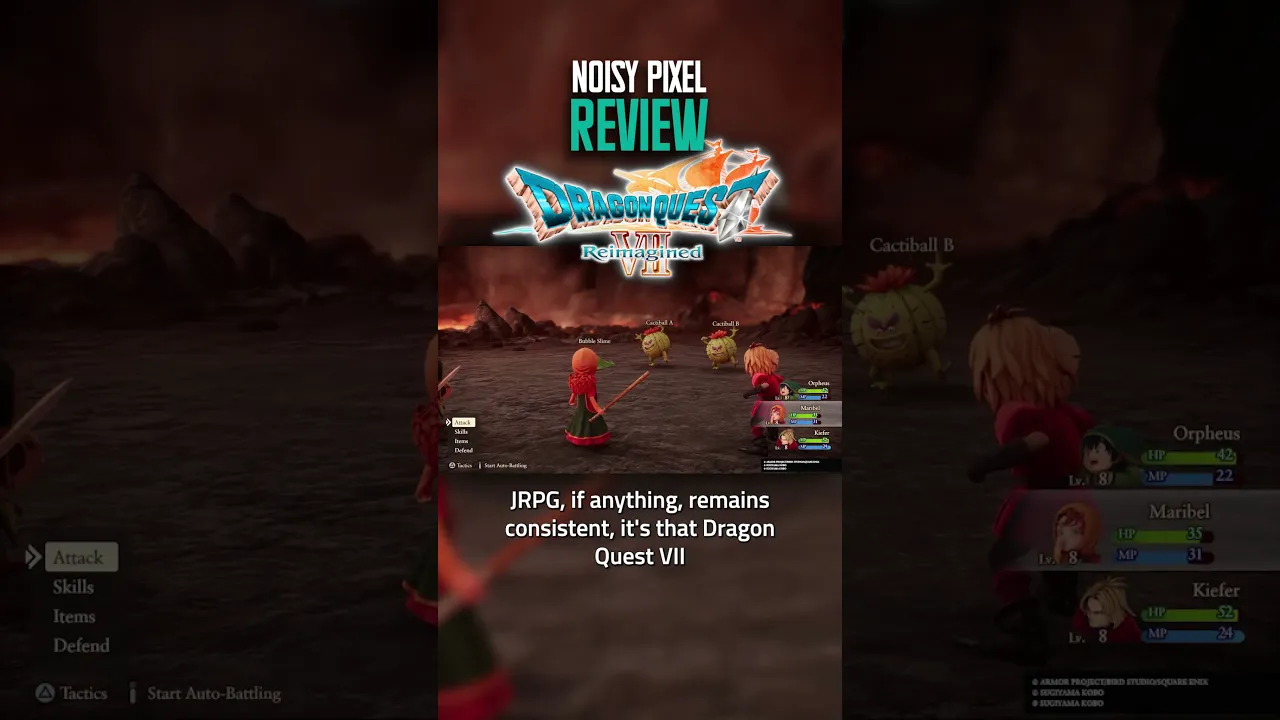 Vid�o-Test de Dragon Quest VII Reimagined par Noisy Pixel