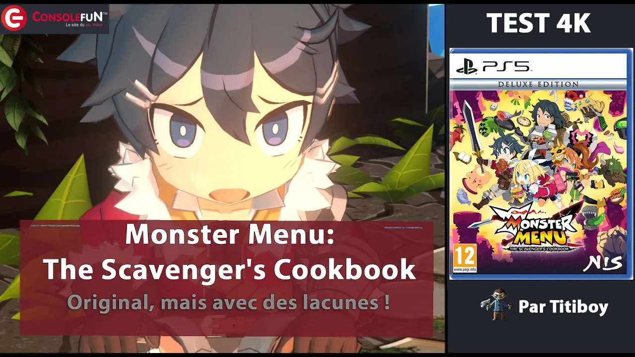 Vido-Test de Monster Menu The Scavenger's Cookbook par ConsoleFun