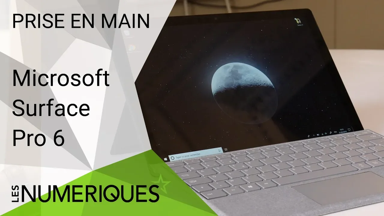 Vido-Test de Microsoft Surface Pro 6 par Les Numeriques